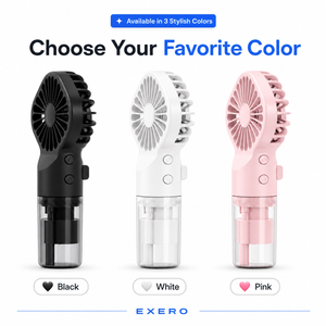 Portable USB Rechargeable Nano Mist Fan with 4 Speed Cooling